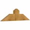 Ekena Millwork Portland Rough Sawn Timber Gable Bracket, Western Red Cedar, 36"W x 10"H x 2"D x 6"F, 7/12 Pitch GBW036X10X0206POR00RWR - alternate 5